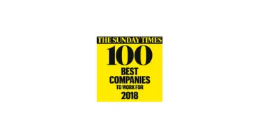Sunday Times Best Places to Work 2018